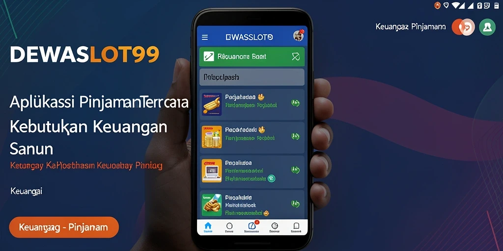 Antarmuka DEWASLOT99 yang memudahkan pengguna dalam mengajukan pinjaman.