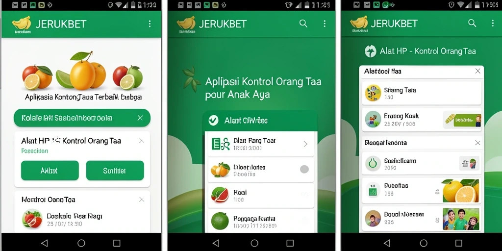 Tampilan antarmuka utama JERUKBET yang user-friendly dan efektif.