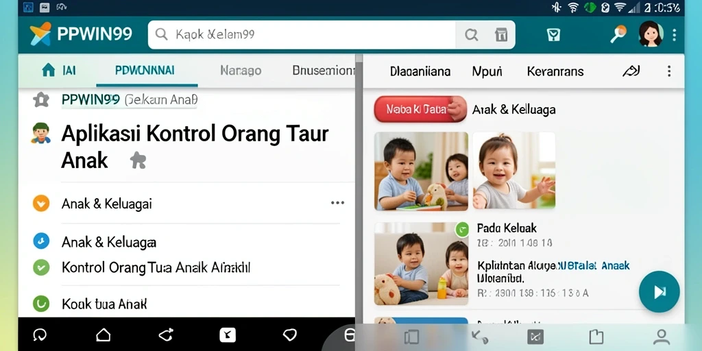 Tampilan antarmuka PPWIN99 yang sederhana dan fungsional.