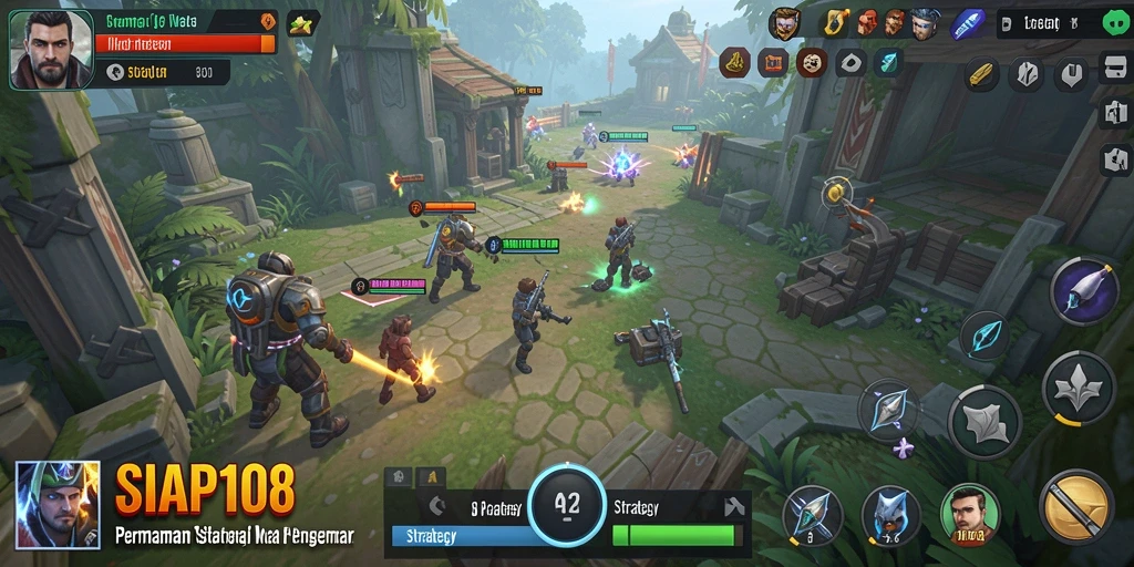 Tampilan antarmuka menarik dari game Strategy SIAP108.