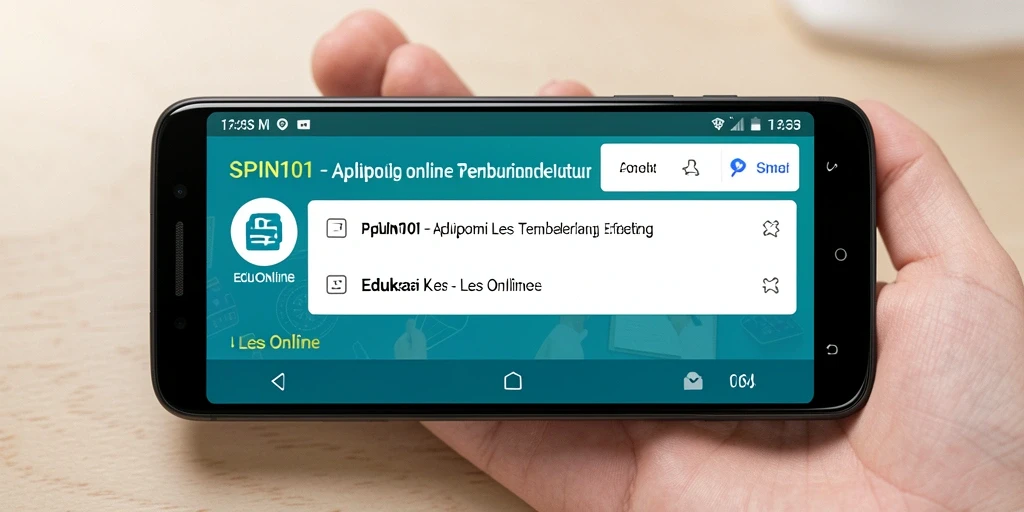 Antarmuka SPIN101 yang menarik dan mudah dinavigasi.