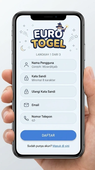 Registrasi Akun Baru eurotogel untuk Pengguna Android